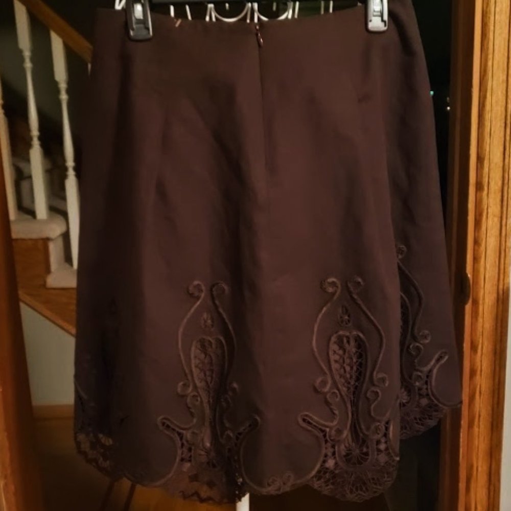 NWT Talbots sz 8P Petite skirt with cut out bottom - Picture 2 of 3